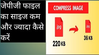 jpg फाइल का साइज कम और ज्यादा जैसी करें jpg file ka szie kaise Kam or jayda kare [upl. by Llehcor]