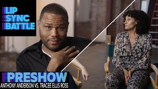 Tracee Ellis Ross vs Anthony Anderson Preshow  Lip Sync Battle [upl. by Atinreb]