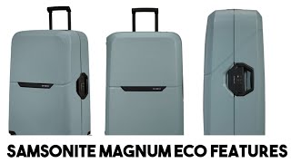 Samsonite Magnum Eco Features  Scure Ka update version  Fully Scure Model samsoniteindia [upl. by Imefulo]