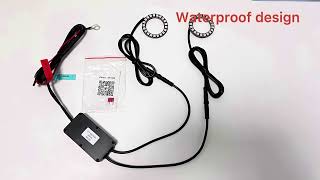 waterproof design 12V srgbhv built in SP110E bluetooth module [upl. by Hgielak]