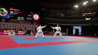 2023 UFAK  Final with MOROCCO vs ALGERIA in FEMALE TEAM KUMITE [upl. by Intruoc187]