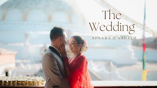 APSARA amp SAMEER  Nepali Cinematic Wedding Highlight  2023  Wedding City Nepal [upl. by Renaud617]