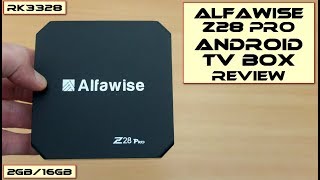 Alfawise Z28 Pro Smart TV Box Review [upl. by Atinrahc]