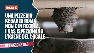 Una pizzeria kebab di Roma non è in regola i NAS ispezionano ligiene del locale  Operazione NAS [upl. by Juli]