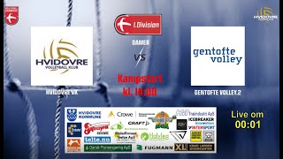 Hvidovre VK vs Gentofte Volley 2 1 division damer 09 marts 2024 [upl. by Enait990]