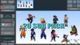 20 sub sprite pack  STICK NODES [upl. by Christye]