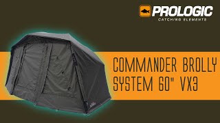 Prologic  COMMANDER Brolly System 60 VX3 [upl. by Husein]