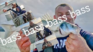 Bass fishing with Gamekeeper John Anglesey uk sea fishing with happy hooker [upl. by Garlen451]