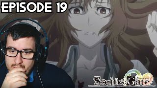 STEINSGATE EPISODE 19 REACTION [upl. by Nylikcaj]