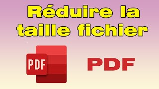 Comment réduire la taille dun fichier PDF trop volumineux [upl. by Olympia]