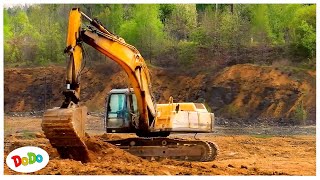 Bagger entdecken auf der Baustelle Teil 2  Bagger Kinder  Dodo [upl. by Primalia]