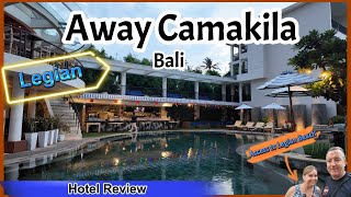 Away Camakila Legian Bali Hotel review [upl. by Artaed]