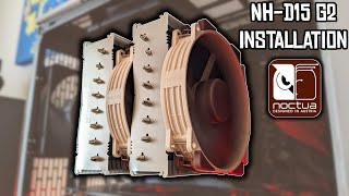 How To Install The Noctua NHD15 G2  Intel LGA 1700 Installation Tutorial [upl. by Alyakcm]