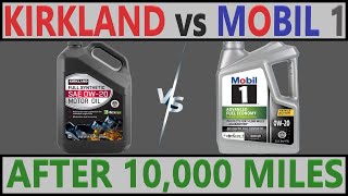 Comparing Costco Kirkland Oil to Mobil 1 After 10000 Miles [upl. by Ainer]