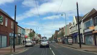 Drive along Lord Street Fleetwood from Fishermans Walk to RBS Bank [upl. by Nrubua]