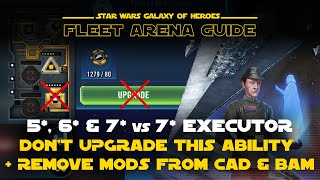 Executor Mirror Guide 20 After Buffs  SWGOH Fleet Arena [upl. by Lutero46]