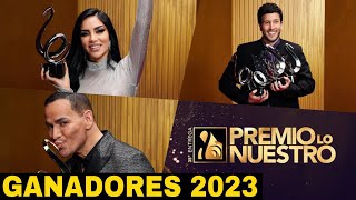 GANADORES de Premios Lo Nuestro 2023 [upl. by Mercuri]