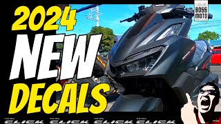 Honda Click 160 New Decals Update  Price Specs Features 2024 Ph P review [upl. by Abla]