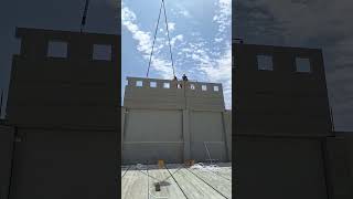 Precast panels installation [upl. by Liamsi]