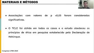 ASSOCIAÇÕES ENTRE VARIANTES NOS GENES SERPINA1 SLC6A14 E SLC26A9 E A FIBROSE CÍSTICA [upl. by Dwan100]