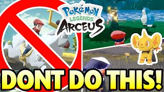 EVERYTHING you NEED TO KNOW BEFORE you Start Pokemon Legends Arceus [upl. by Aicilet351]