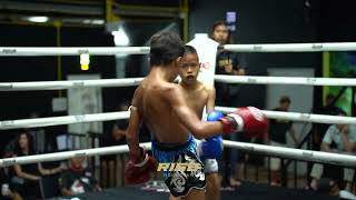 Kid Muay Thai Fight  Rawai Boxing Stadium  December 22nd 2023  Powered by Risefightgear [upl. by Ulani]