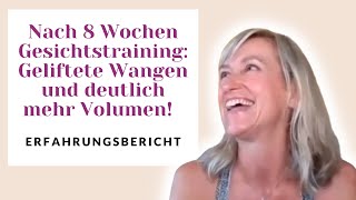 Geliftete Wangen und mehr Volumen nach 8 Wochen Gesichtstraining [upl. by September]