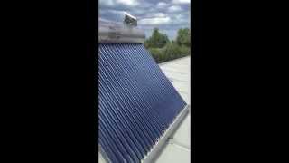 How strong are evacuated tube solar hot water systems [upl. by Eldrida]