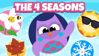 SEASONS OF THE YEAR Song for Kids 🎶 Kids Learning Videos [upl. by Gayelord]