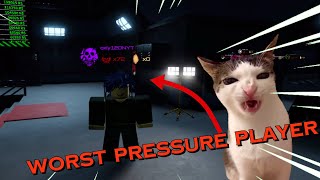 The WORST Pressure player tries beating the game…  ROBLOX Pressure [upl. by Anialram]