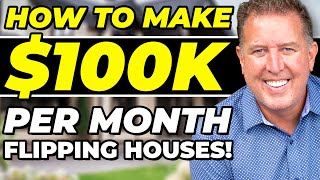 How To Make 100000 per Month Flipping Houses STEP BY STEP 🤑 [upl. by Aynekat]