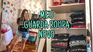 MEU GUARDA ROUPA NOVO  ORGANIZANDO  ❤️ [upl. by Clifton]