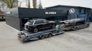 KLASSEN LUXURY CARS TRANSPORT  Wir transportieren Ihren Luxuswagen NEW Rolls Royce Cullinan ARMORED [upl. by Amasa]