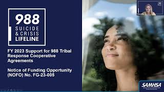 988 Tribal Response NOFO PreApplication Webinar Recording 53123 [upl. by Neslund]