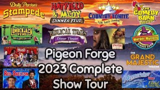 Pigeon Forge All Dinner Shows amp Theater 2023 Tour Review [upl. by Yclek]