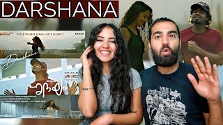 🇮🇳 REACTING TO DARSHANA Soooo cute 🥰  Darshana  Official Video Song  Hridayam REACTION [upl. by Bolitho598]