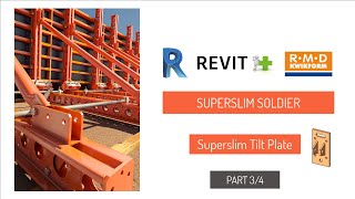 Parametric Revit Family Superslim Soldier Part3 Formwork RMD [upl. by Nagud736]