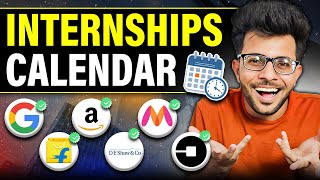 Internship and Placement Calendar 202324  Which company hires When OFFCAMPUS Placements  👨🏻‍💻✅ [upl. by Nirrej]