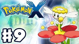 Pokemon X and Y  Gameplay Walkthrough Part 9  Flabebe Evolves into Floette Nintendo 3DS [upl. by Ellenid476]