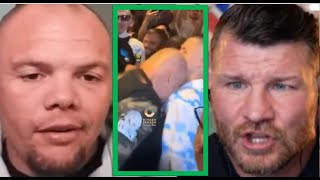 Bisping and Smith React to John Fury headbutting Usyks team member [upl. by Walt]