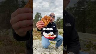 FRIED CHICKEN NATURE TALK ❤️‍🔥🍗 food friedchicken outdoorcooking [upl. by Ardnwahs234]