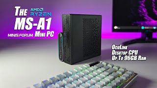 MSA1 First Look An AllNew Ultra Fast Mini PC With GPU Support Hands On [upl. by Nuahsar564]