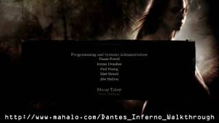 Dantes Inferno Walkthrough  The Ending Credits [upl. by Enyahc832]