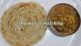 Parotta Recipe in Tamil  Home made soft Layered Parotta  Street food  Patotta [upl. by Arac]