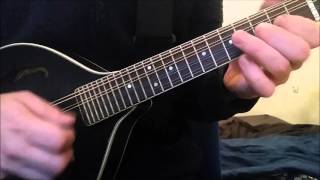 Sailors hornpipe  mandolin cover with tab amp backing track [upl. by Hurlee578]