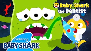 ✨NEW Aliens Visit Baby Shark Dentist  Baby Shark Doctor Hospital Play  Baby Shark Official [upl. by Glanti608]