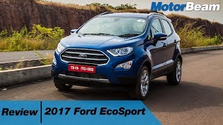 2017 Ford EcoSport Review  Better Than Nexon amp Brezza  MotorBeam [upl. by Darsey]