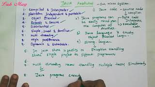 JAVA Features  6  JAVA COURSE in telugu [upl. by Johst]