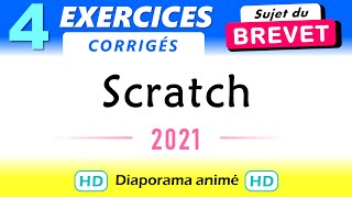 Brevet Scratch exercices corrigés 2021 [upl. by Anhoj96]