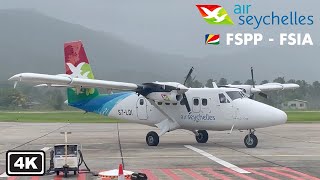 Experience the Desire of Air Seychelles DHC6 Twin Otter Flight Report in 4K [upl. by Selimah521]